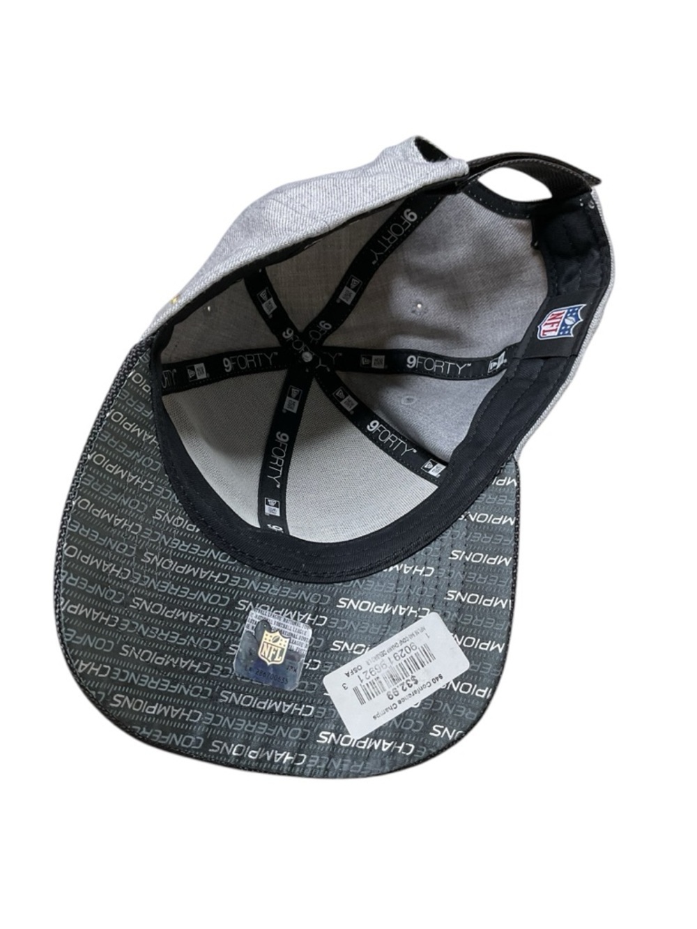 Denver Broncos Conference Champions New Era 9FORTY Hat NFL - Picture 6 of 8